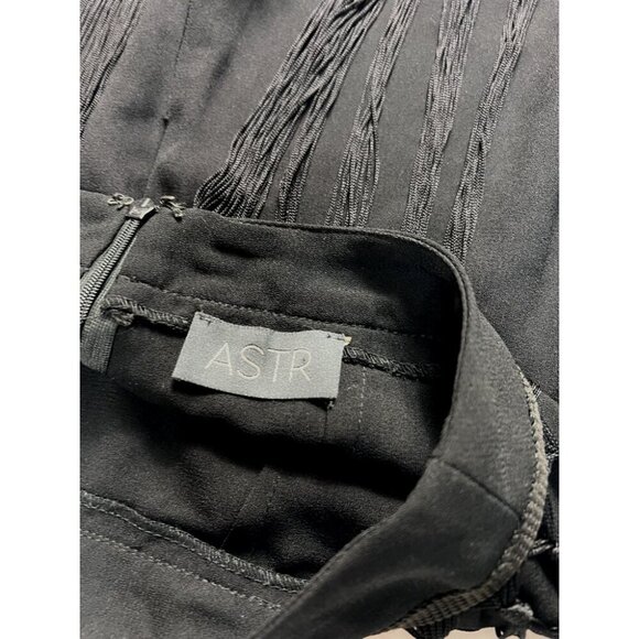 ASTR Skort Fringe Black Polyester – Size Small – Boho/Party - Picture 5 of 5